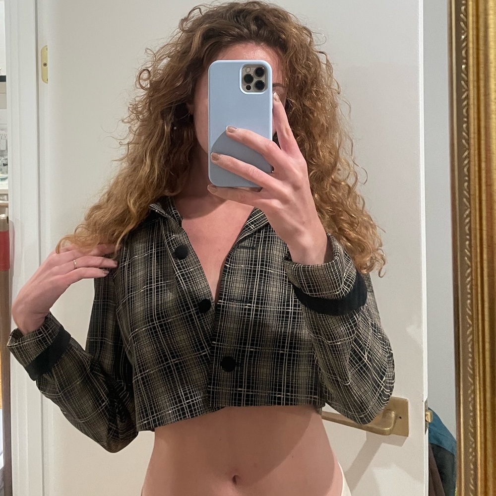 Vintage cropped blazer